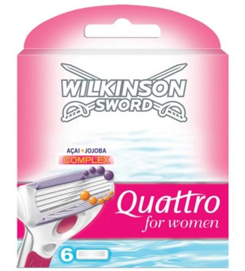 Wilkinson Sword 70041470 Quattro for Womans - 6 Blades